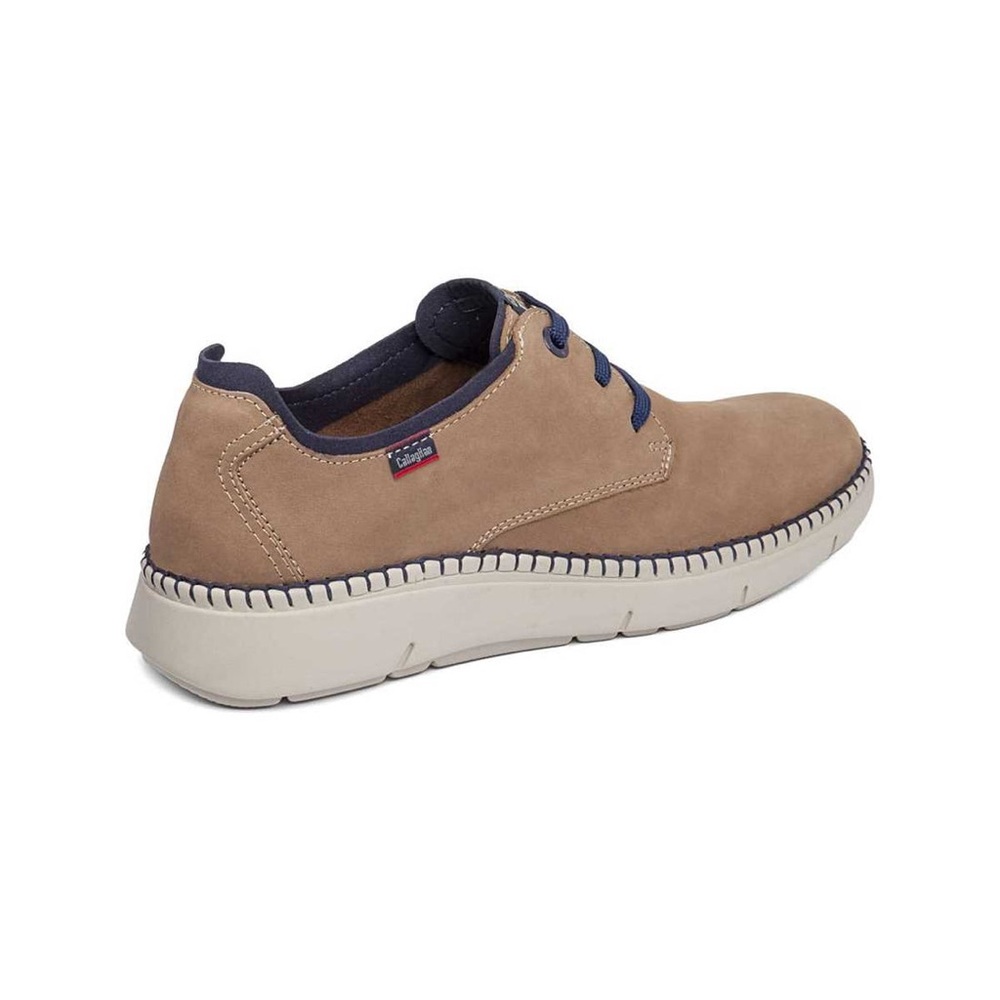 NEW!! Men’s Callaghan Circular Lace Up Taupe/Navy Sneaker Size 12 - Picture 3 of 4